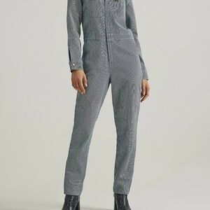 New LEE coveralls Vintage look Railroad Stripe Union-Alls Modern  XL jumpsuit